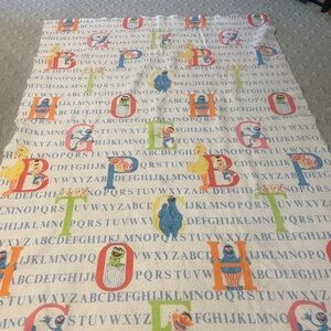 Vintage Sesame Street Character blanket